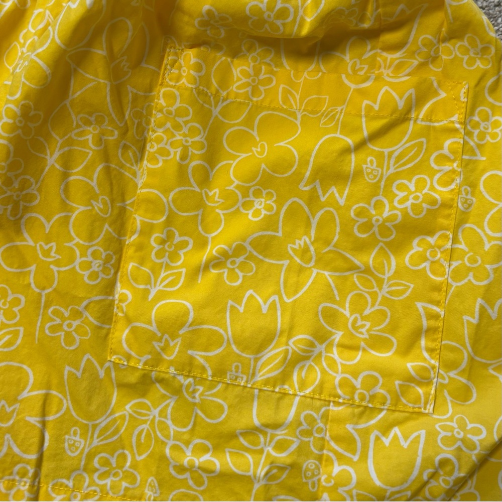 Hanna Andersson toddler girls cotton dress size 4 yellow - Picture 2 of 5
